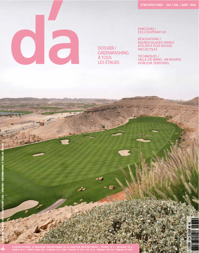 Couverture de D'A, n° 336, parcours de la cooperative d'architecture et de paysage EJO