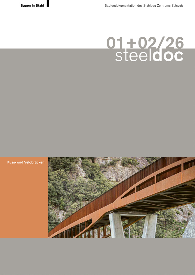 passerelle d'Albi, Ney and Partners, publication dans Steeldoc, Stahlbau Zentrum Schweiz
